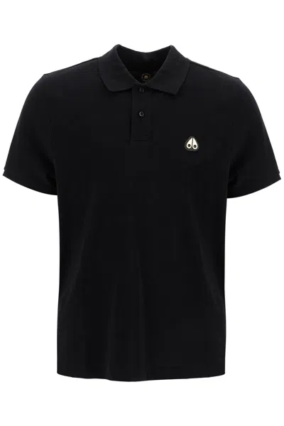 Shop Moose Knuckles Everett Polo With Golden Logo