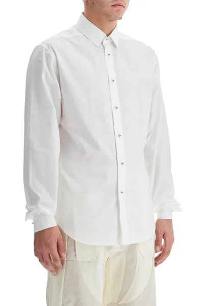 Shop Mugler Poplin Shirt For Men