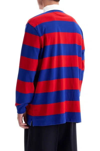 Shop Polo Ralph Lauren Long Sleeved Striped Polo Shirt For