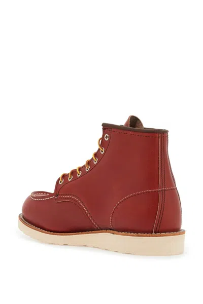 RED WING SHOES RED WING SHOES CLASSIC MOC ANKLE BOOTS 