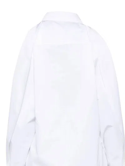 Shop Alaïa Alaia Shirts In White