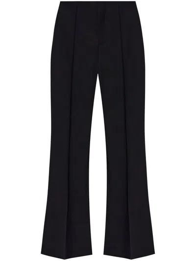 Chloé Cropped Flared Trousers In Black