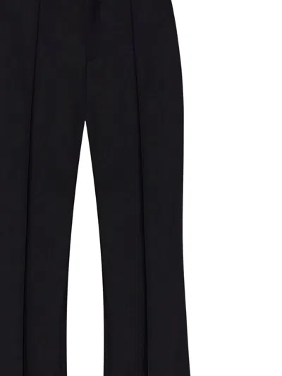 Chloé Cropped Flared Trousers In Black
