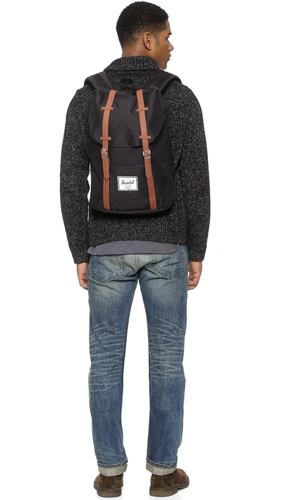 Shop Herschel Supply Co Retreat Classic Backpack In Black