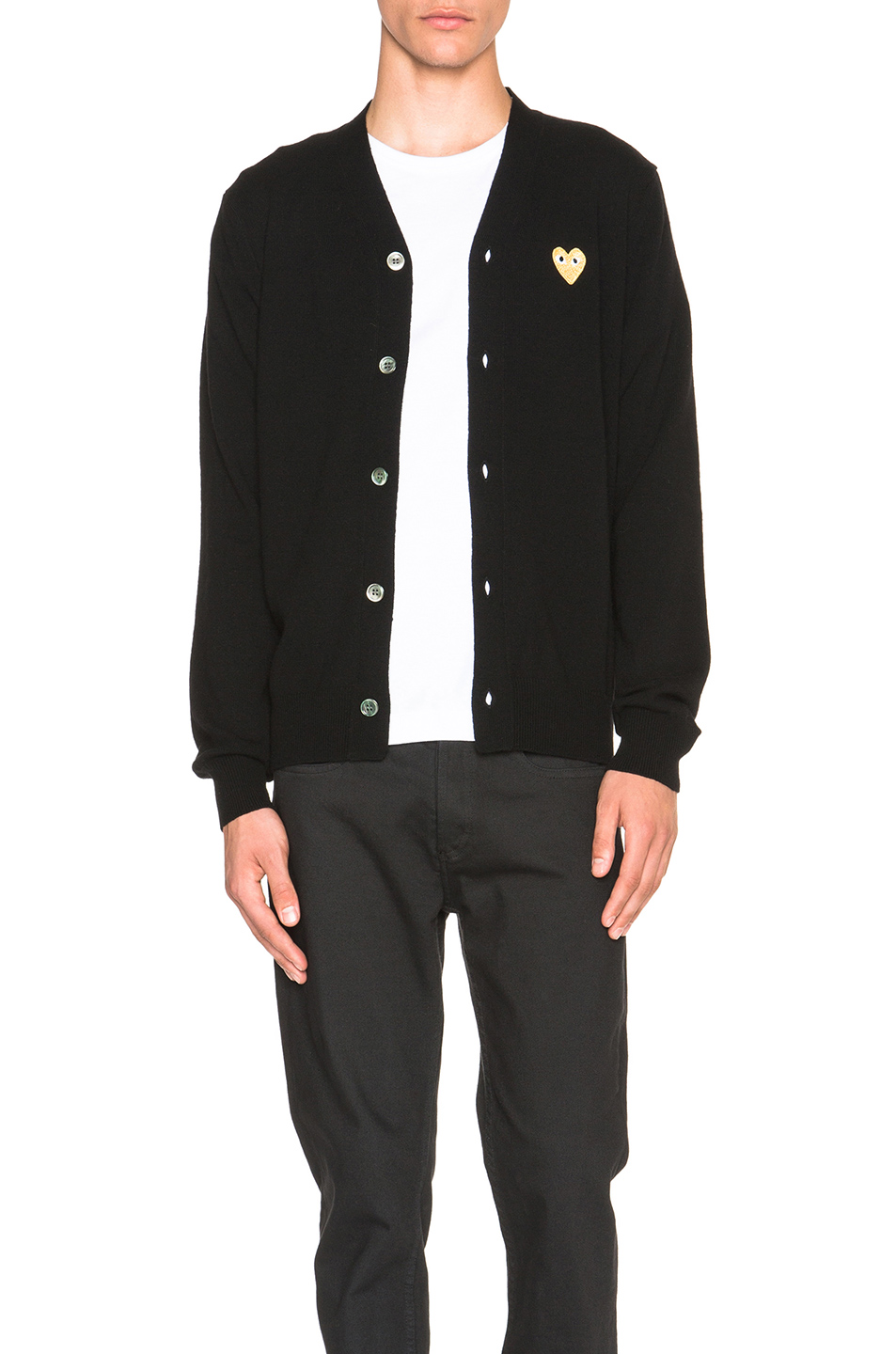 comme des garcons black cardigan