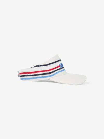 Tommy Hilfiger Kids Track Club Visor In White