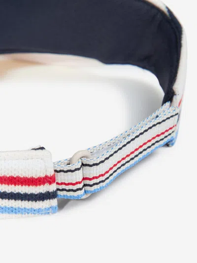 Tommy Hilfiger Kids Track Club Visor In White
