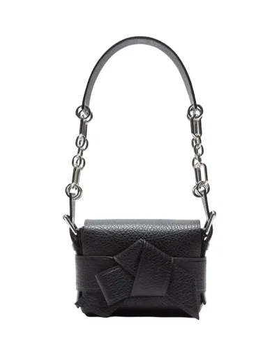 Acne Studios Structured Small Shoulder Bag In Black