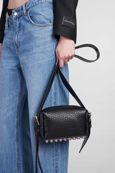 Alexander Wang Small Rich Shoulder Bag In Black