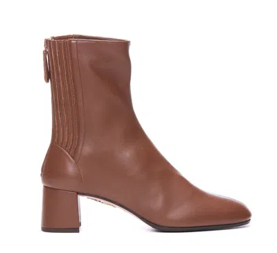 Shop Aquazzura Boots In Brown