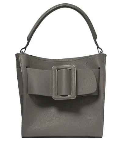 Boyy Soft Devon 23 Handbag With Adjustable Strap In Grey