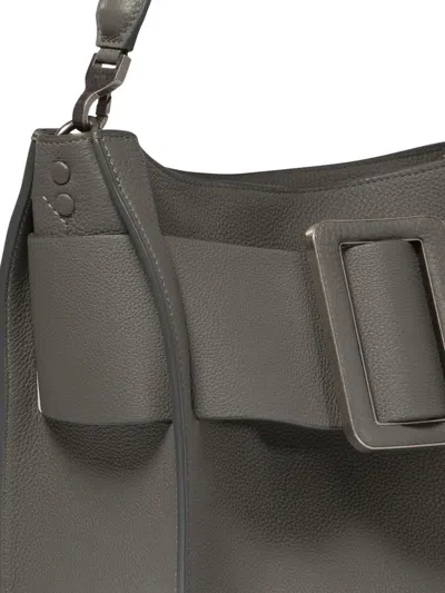 Boyy Soft Devon 23 Handbag With Adjustable Strap In Grey