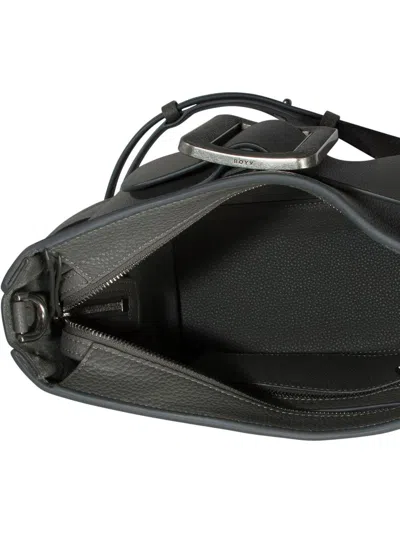 Boyy Soft Devon 23 Handbag With Adjustable Strap In Grey