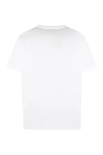 Burberry Oversized T-shirt That Sports The House Logo On The Front In White