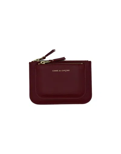 Comme Des Garçons Classic Leather Line Wallet Accessories In Red