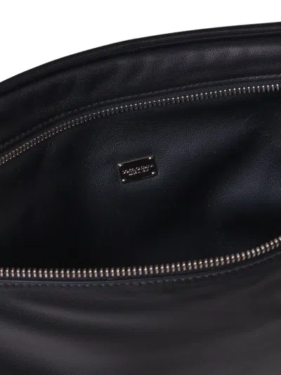 Dolce & Gabbana Dolce&gabbana Black Nappa Leather Handbag In Black