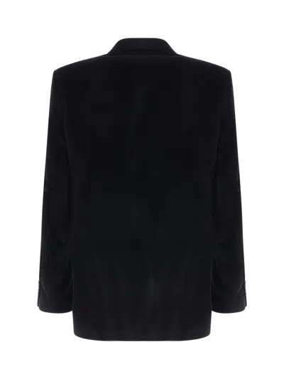 Dolce & Gabbana Single-breasted Velvet Tuxedo Blazer In Black