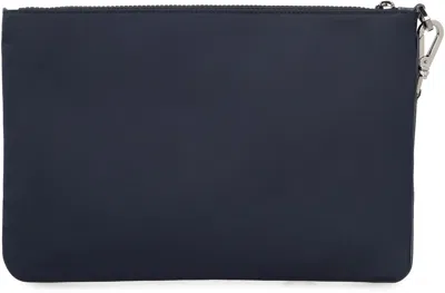 Dolce & Gabbana Nylon Pouch In Blue