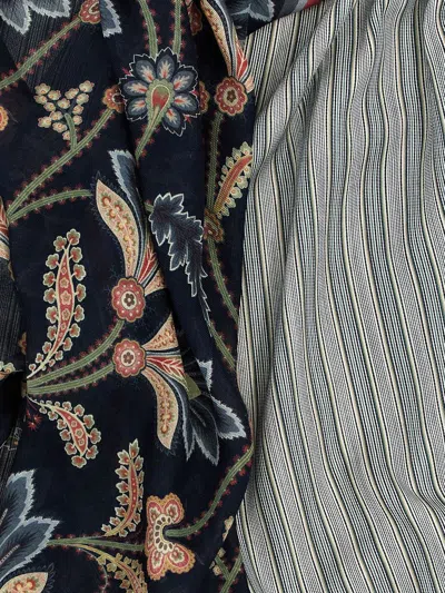 Etro Patterned Reversible Scarf In Multicolor
