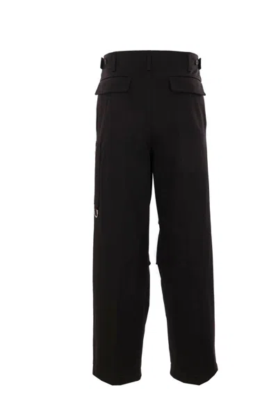 Fendi Straight-leg Trousers In Black
