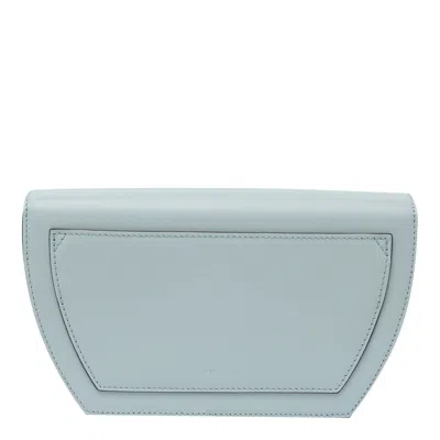 Furla Light Blue Leather Bag With Sphere Detailing In Blue