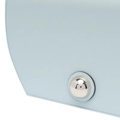 Furla Light Blue Leather Bag With Sphere Detailing In Blue