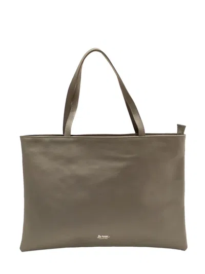 La Rose Top Handle Tote Bag In Grey