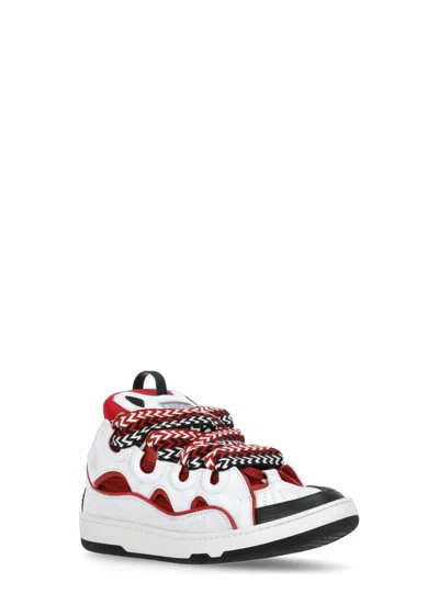 Shop Lanvin Sneakers In White