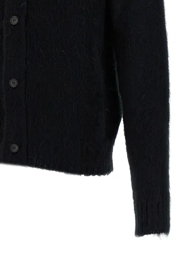 Marni Black Fuzzy Wuzzy Cardigan In Black