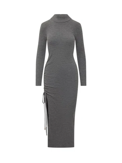 Michael Kors Long Sleeve Dress In Grey