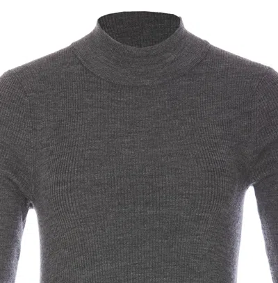 Michael Kors Long Sleeve Dress In Grey