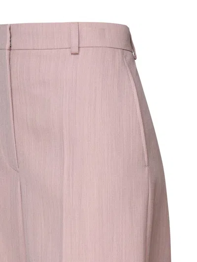 Stella Mccartney Loose Leg Pants In Dustypink