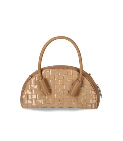 Themoirè Selene Naplak Incense Handbag In Nude