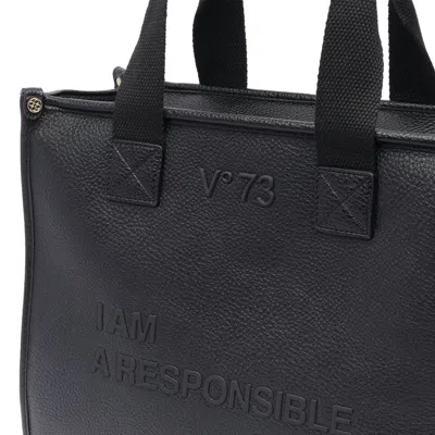 V73 Responsible Now Tote Bag In Black