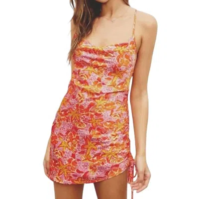 Dress Forum Starfish Mini Dress In Gold In Multi