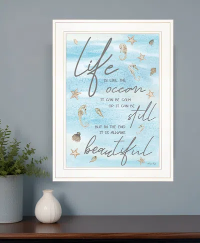 Homezia Life Is Like 2 White Framed Print Wall Art