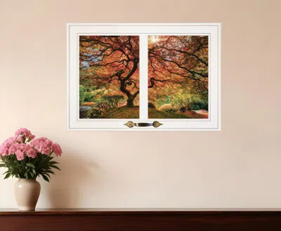 Homezia First Colors Of Fall I 3 White Framed Print Wall Art