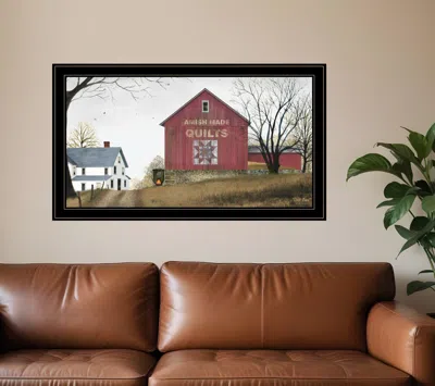 Homezia The Quilt Barn 5 Black Framed Print Wall Art