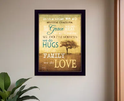 Homezia We Do 1 Black Framed Print Wall Art