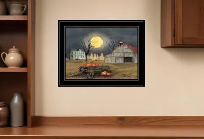 Homezia Harvest Moon 7 Black Framed Print Kitchen Wall Art