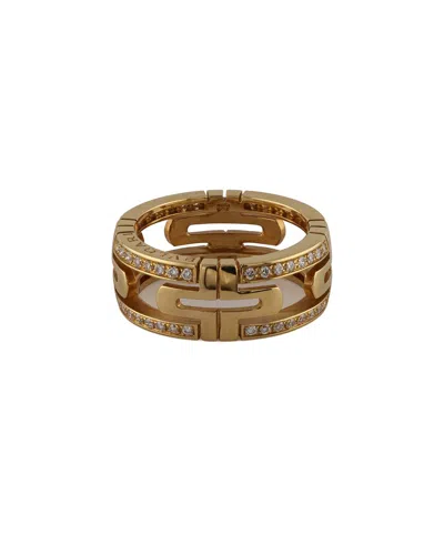 Bulgari Parentesi 18k Rose Gold 0.40 Ct. Tw. Diamond Ring In Gold