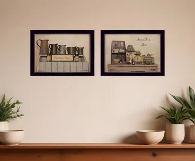 Homezia Set Of Two Homemade Is Best 3 Black Framed Print Kitchen Wall Art