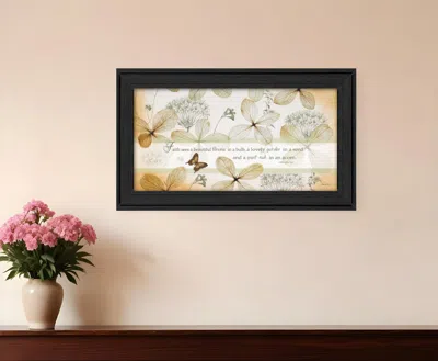 Homezia Faith Sees Black Framed Print Wall Art