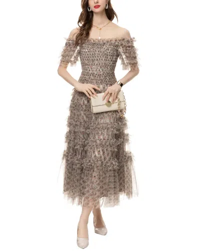 Lanelle Maxi Dress In Grey