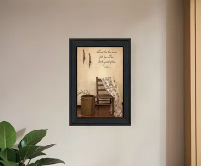Homezia These Three Remain 2 Black Framed Print Wall Art
