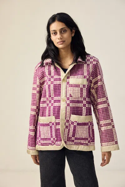 Alex Mill Blank Supply X  Rework Jacket In Quilt Pattern #54