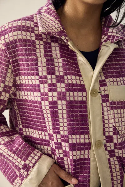 Alex Mill Blank Supply X  Rework Jacket In Quilt Pattern #54