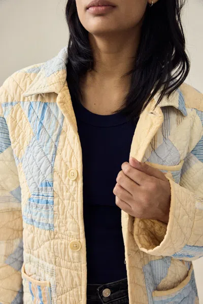Alex Mill Blank Supply X  Rework Jacket In Quilt Pattern #53