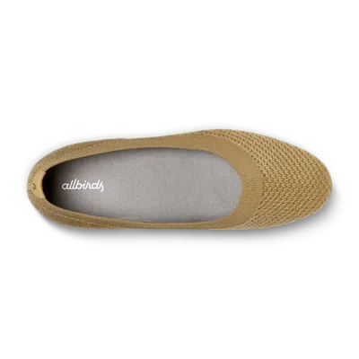 Allbirds Tree Breezer Ballet Flat In Stony Beige