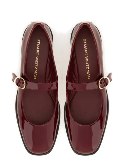 Stuart Weitzman Flats In Red